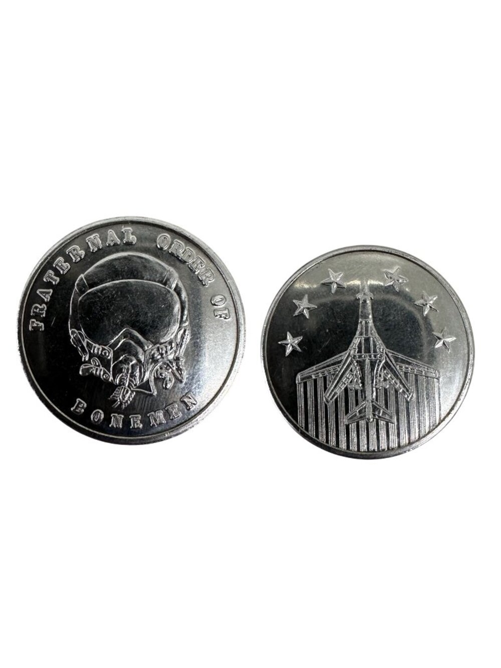 Fraternal Order of Bonemen B-1 Bomber USAF Air Force Token Challenge Coin